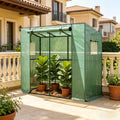 Small Greenhouse,Outdoor Small Greenhouse with Roll-up Door,Portable Greenhouse,Walk-in Greenhouse