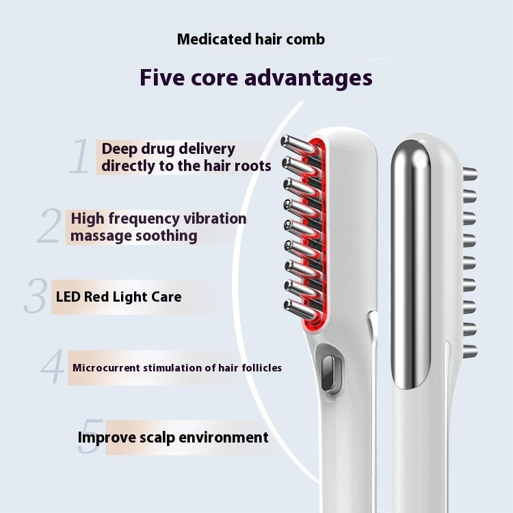 Hair Growth Massage Comb Health Care Scalp Medicine Supplying Device