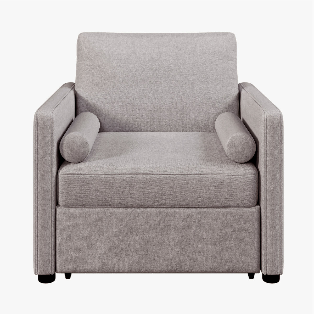 Delmont 3-in-1 Convertible Sleeper Chair, Tan Linen