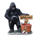 Outdoor Garden Sculpture Chimpanzees  Flower Pot Planter - Unique Yard Statue Decoration, Interesting Law Outdoor Ornament