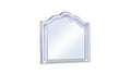 Mystic Contemporary Style Mirror made with wood in Silver (INCLUDES ONLY MIRROR)