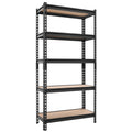 Storage Shelves, 5-Tier Adjustable, 2000 lbs Capacity, Heavy Duty Garage Storage Shelving Unit, Metal Utility Rack Shelf, for Kitchen Pantry Basement Bathroom, 29.88' W x 12.17' D x 59.84' H
