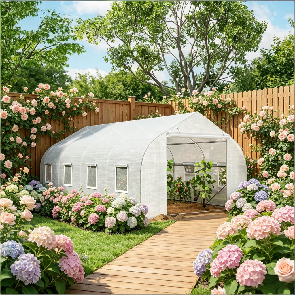 Outdoor Plant House,Walk In Tunnel Greenhouse,Garden Greenhouse
