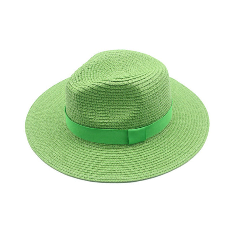 Fashionable And Simple Men's Sunscreen Straw Hat