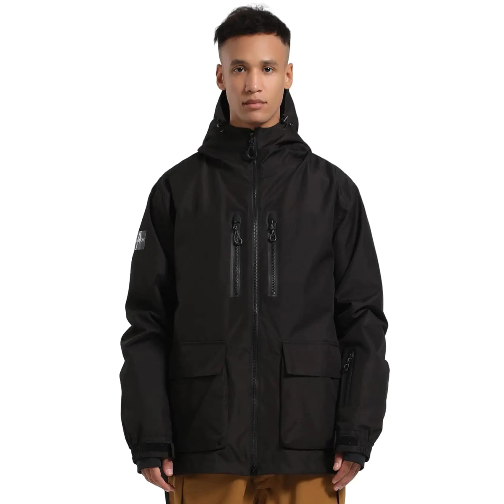 GSOU SNOW Women Men Ski Jacket Snowboard Snow Coat Waterproof Windproof Snow Jacket Insulated Hooded Warm Winter