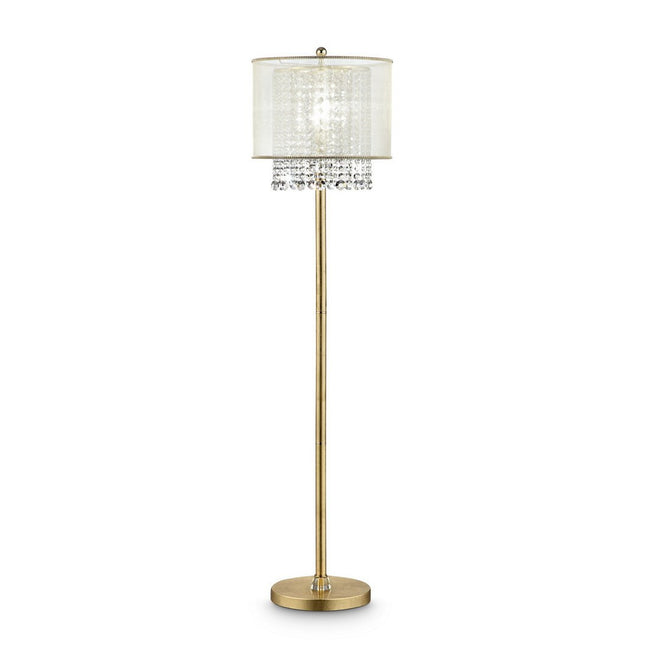 65 in Tall Floor Lamp in Bhavya in w/ Gold finish and