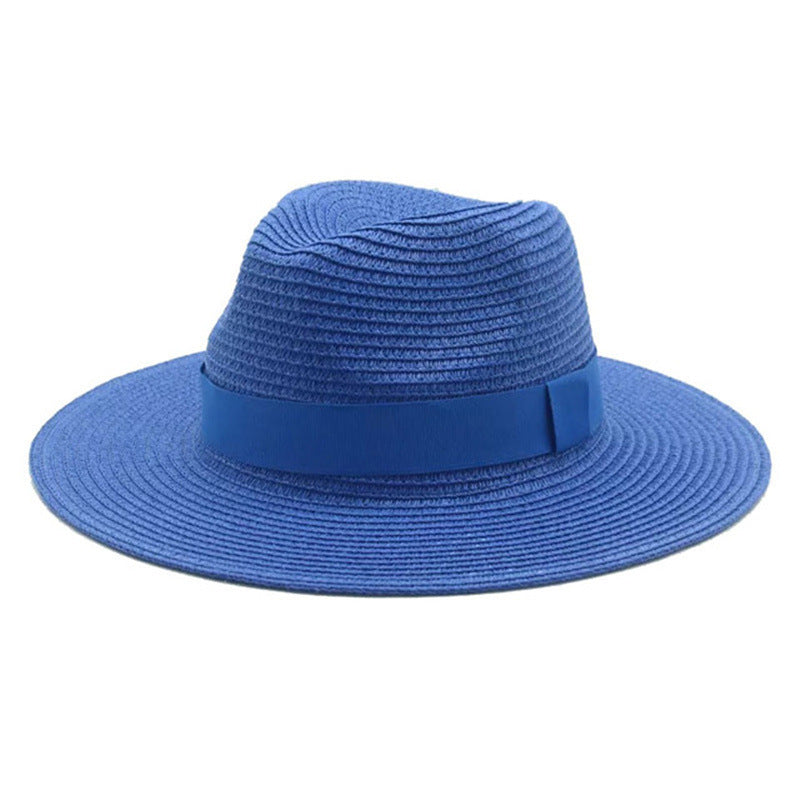 Fashionable And Simple Men's Sunscreen Straw Hat