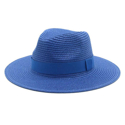 Fashionable And Simple Men's Sunscreen Straw Hat