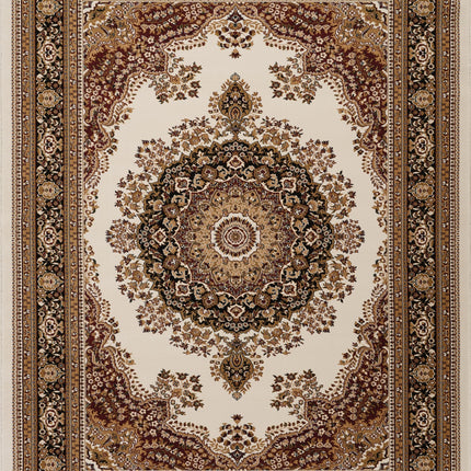 Manchester GC_HER5006 Ivory . 10 in. x . 6 in. Area Rug