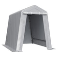 Outdoor Storage Shelter Shed 6x8 ft Waterproof Portable Canopy Carport Tent