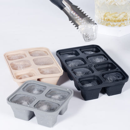 With Lid Creative Silicone Ice Grid Mold