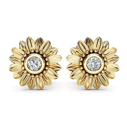 Sunflower Stud Earrings - Eloy Royal