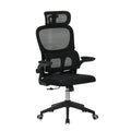 High Back Ergonomic Office Chair with Mesh Fabric, Black, Big and Tall Design for Home Office, Task Chair with Tilt Function, 3D Headrest, Lumbar Support, Swivel Rolling Chair