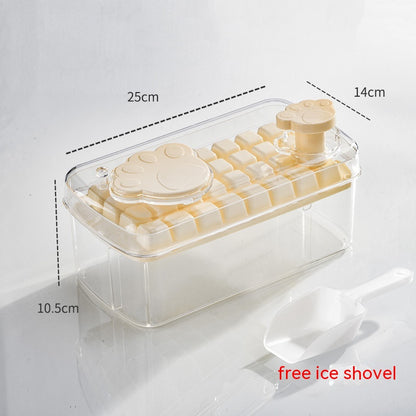 One-Click Press Cat's Paw Ice Tray Large Capacity Ice Cube Mold - Eloy Royal