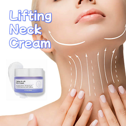 Neck Lines Protein Cream Eliminate Double Chin Moisturizing Reducing Fine Lines Lifting Brightening Rejuvenation Face Skin Care