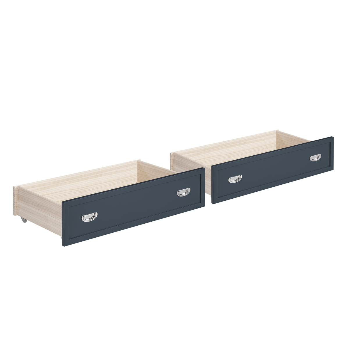 Storage Box Youth Engineered Wood Navy blue