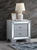 Murry G004800-N Nightstand , Silver