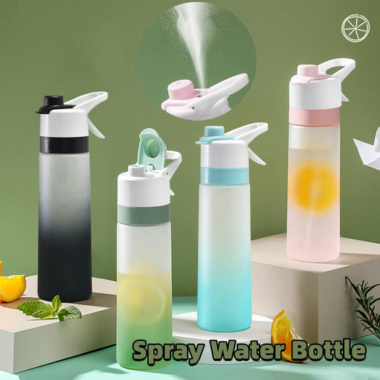 Spray Water Bottle For Girls Outdoor Sport Fitness Water Cup Large Capacity Spray Bottle Drinkware Travel Bottles Kitchen Gadgets - Eloy Royal