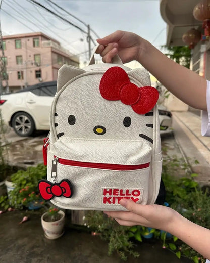 Red White Bow Backpack Bag - Eloy Royal