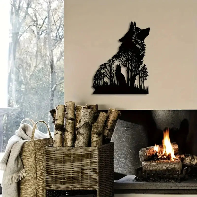 Halloween Black Wolf Wall Decoration - Eloy Royal