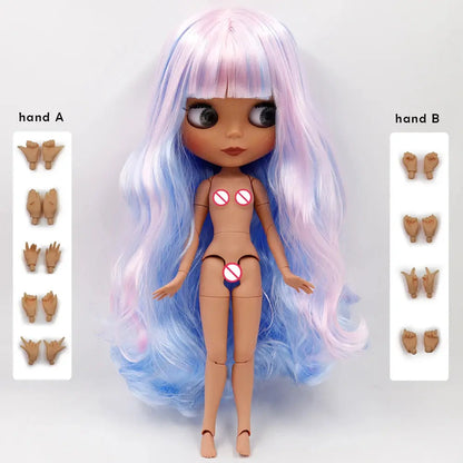 ICY DBS Blyth Doll 1/6 Joint Body DIY BJD toys Fashion Dolls girl gift Special Offer on sale with hand set A&B - Eloy Royal