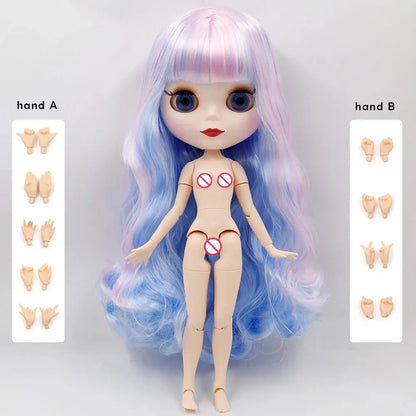 ICY DBS Blyth Doll 1/6 Joint Body DIY BJD toys Fashion Dolls girl gift Special Offer on sale with hand set A&B - Eloy Royal