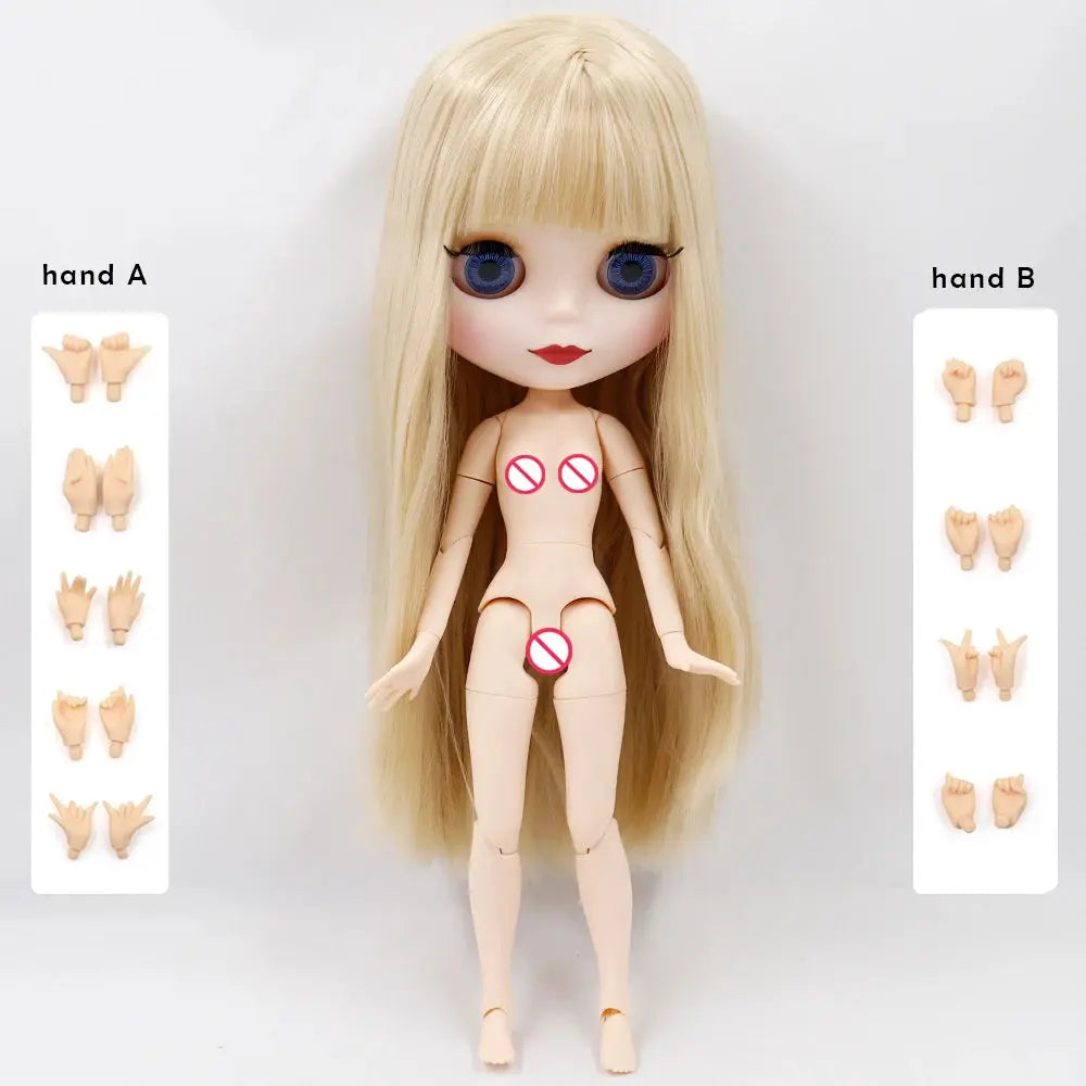 ICY DBS Blyth Doll 1/6 Joint Body DIY BJD toys Fashion Dolls girl gift Special Offer on sale with hand set A&B - Eloy Royal