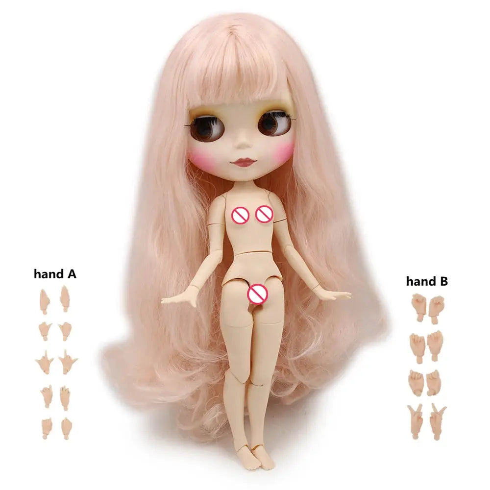 ICY DBS Blyth Doll 1/6 Joint Body DIY BJD toys Fashion Dolls girl gift Special Offer on sale with hand set A&B - Eloy Royal