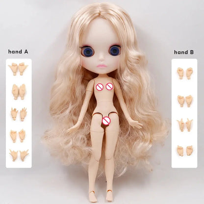 ICY DBS Blyth Doll 1/6 Joint Body DIY BJD toys Fashion Dolls girl gift Special Offer on sale with hand set A&B - Eloy Royal