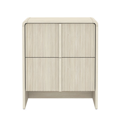 Nightstand in Whitewashed Oak