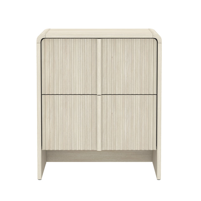 Nightstand in Whitewashed Oak