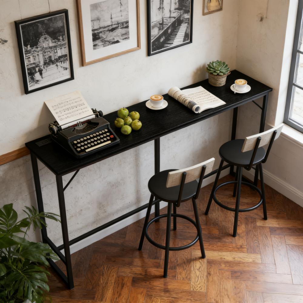 Convenient Industrial Rectangular Height Table,Table with Charging Station