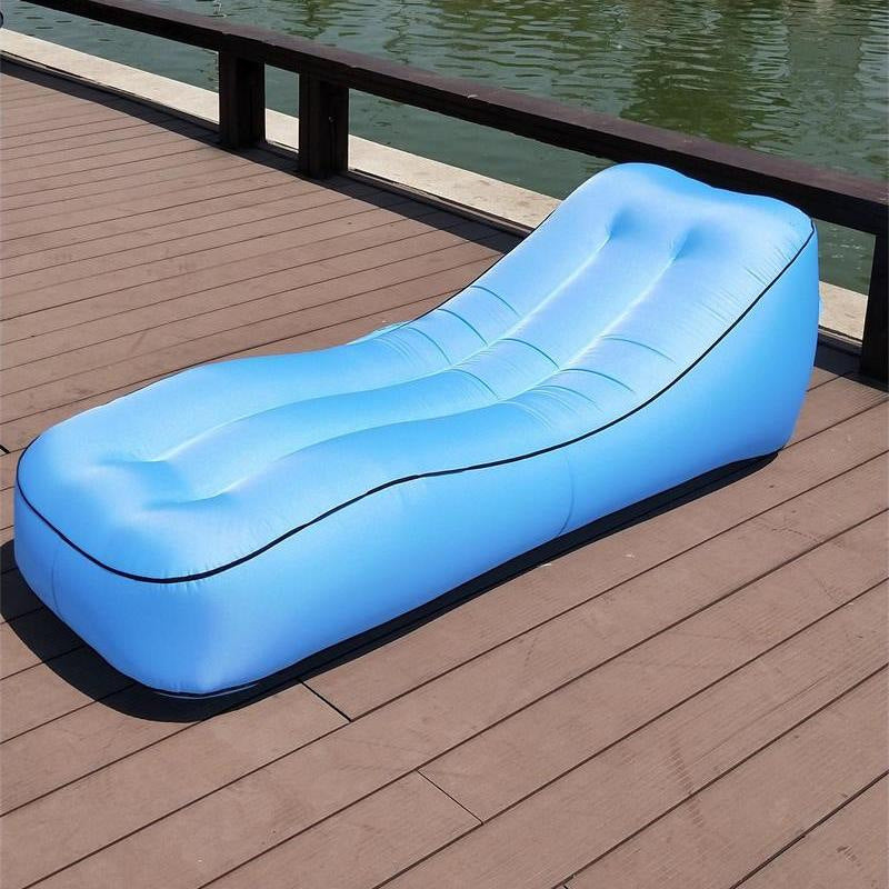 Camping Sofa Inflatable Sofa Portable Air Bed Outdoor Airbed Casual Beach Recliner Floatation Bed - Eloy Royal