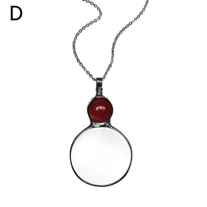 New Mother's Day Magnifying Glass Pendant Necklace - Eloy Royal