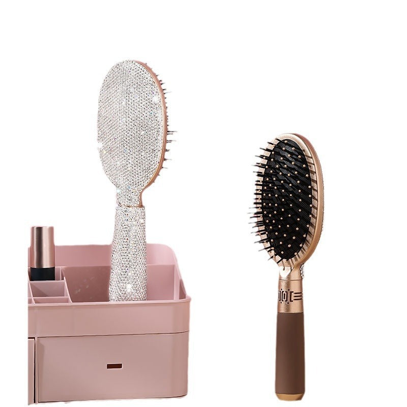 Diamond-encrusted Air Cushion Comb Anti-static Airbag Massage Comb