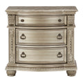 Nightstands Bedroom Wood Veneer Traditional Set of 2