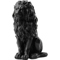 20.5' Lion Statue, Resin Outdoor Guardian Sculpture, Simulated Animal Decor for Villa, Garden, Park & Resort, Patriotic Independence Day Decoration for Home & Courtyard