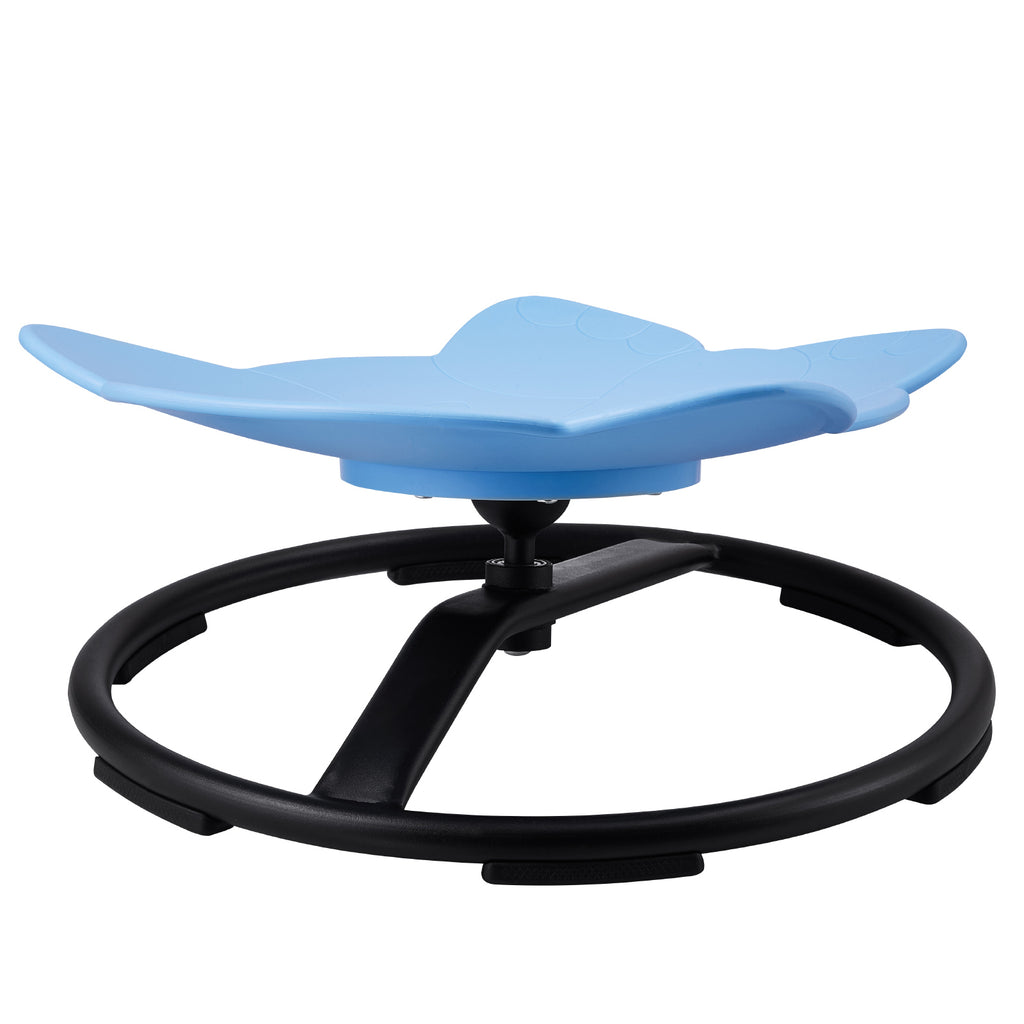 Elephant Kids Swivel Chair, 220 LBS Capacity, 360° Spinning Chair, Autistic Kids Sensory Toy Chair with Non-Slip Metal Base, Toddler Sit and Spin Chair for Coordination Balance Focus Blue