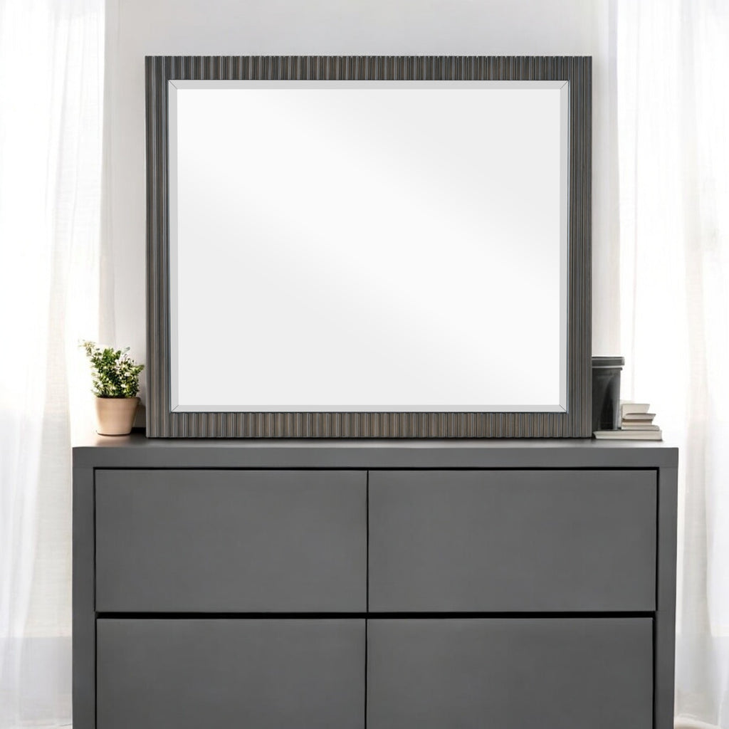 Clayten Espresso Finish Mirror