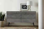 Makena 6 Drawer Dresser in Gray Acacia Wood