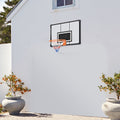 Soozier Wall Mounted Basketball Hoop with 45' x 29' Shatter Proof Backboard, Durable Rim and All-Weather Net for Indoor and Outdoor Use