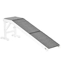 PawHut Dog Ramp for Bed, Pet Ramp for Dogs with Non-Slip Carpet and Top Platform, 60' x 16' x 20', White