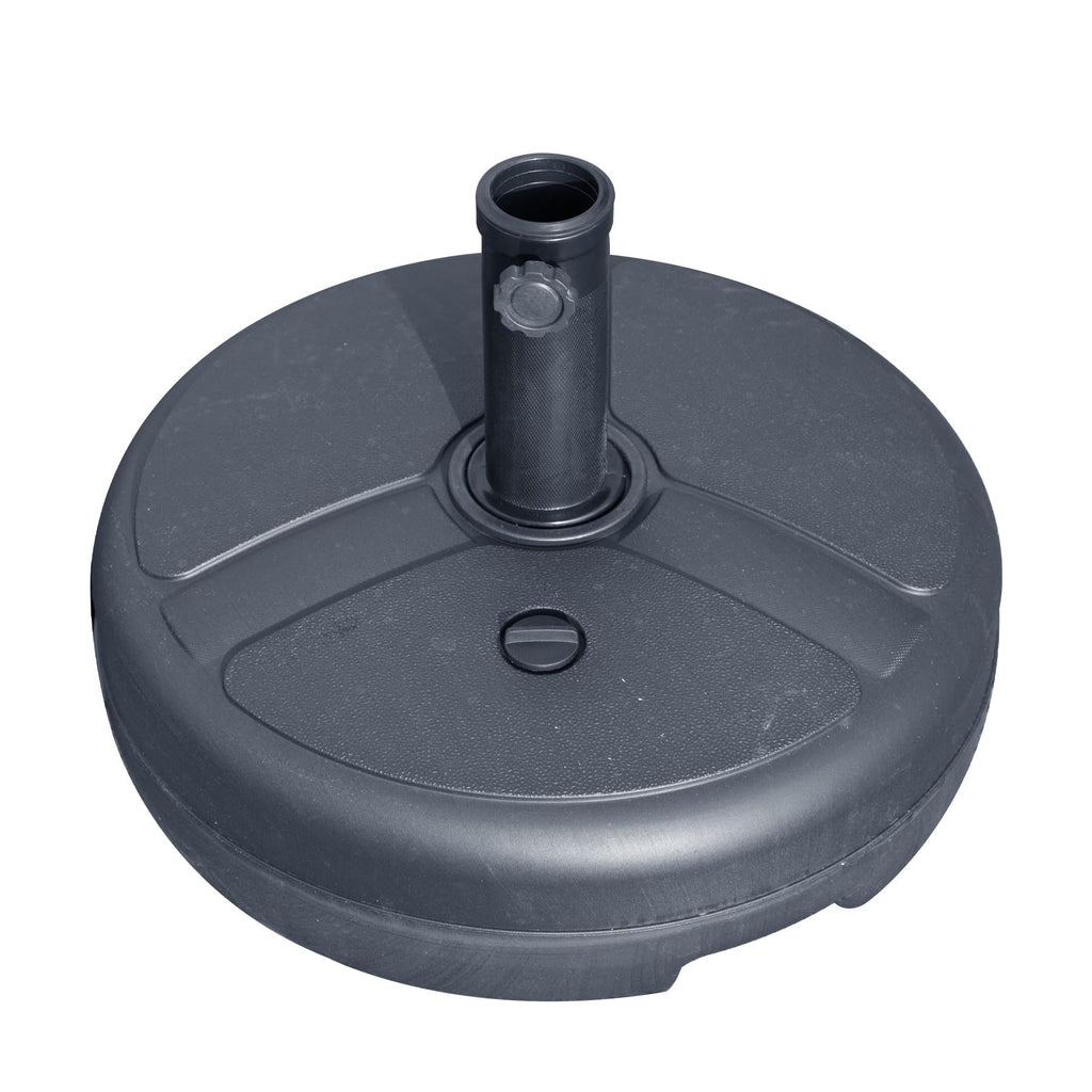 Patio Umbrella Base, Umbrella Stand Base Water & Sand Filled Weighted Base Market Sun Umbrell Base Stands for Patio Table Umbrella
