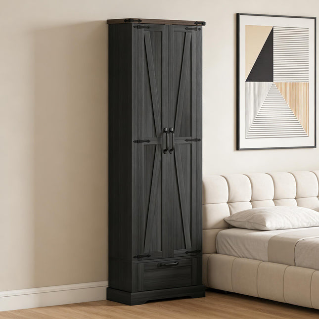 Elegant Living Room Storage Cabinet,Kitchen Storage Cabinet,Pantry Cabinet(Only Includes Cabinet)