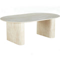 Stellan Extendable Dining Table, White Oak Finish