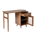 Computer Desk with 90 Degree Rotating Desktop, 43x70 Inch Office Desk with Storage Drawer and Cabinets, Gaming Desk with Shelves, Writing Desk for Study, Work Desk for Home (Old SKU:N733P279101D) - Eloy Royal