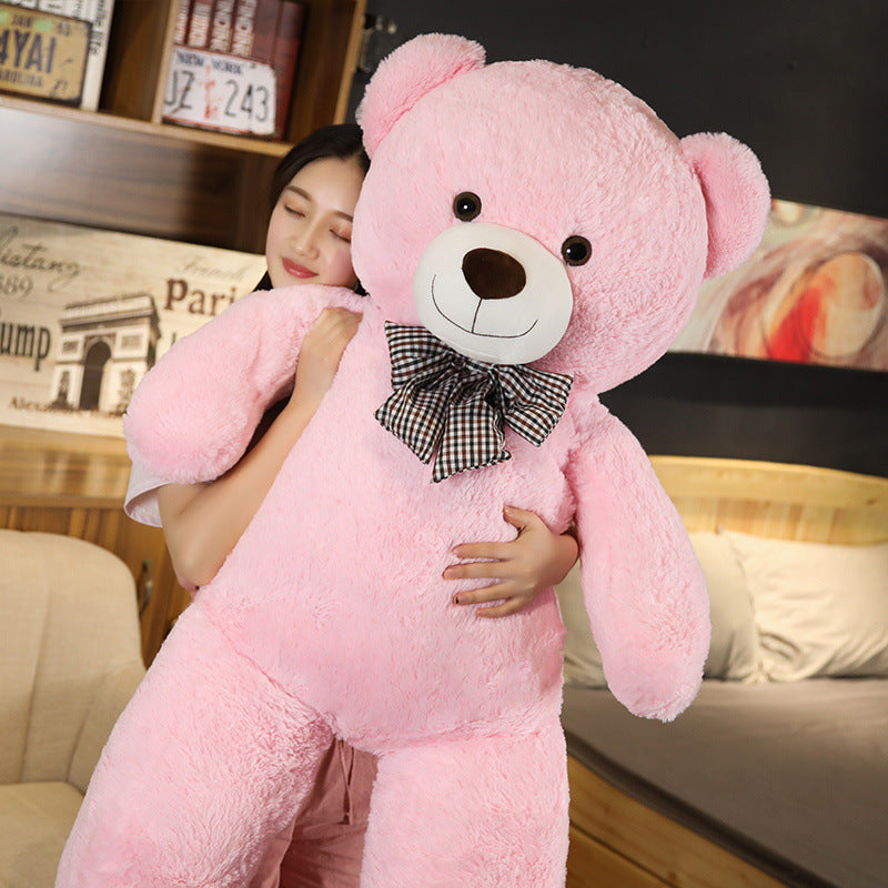 Large Teddy Bear Doll Hug Bow Tie Bear Plush Toy