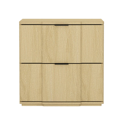 Nightstand in Natural and Black