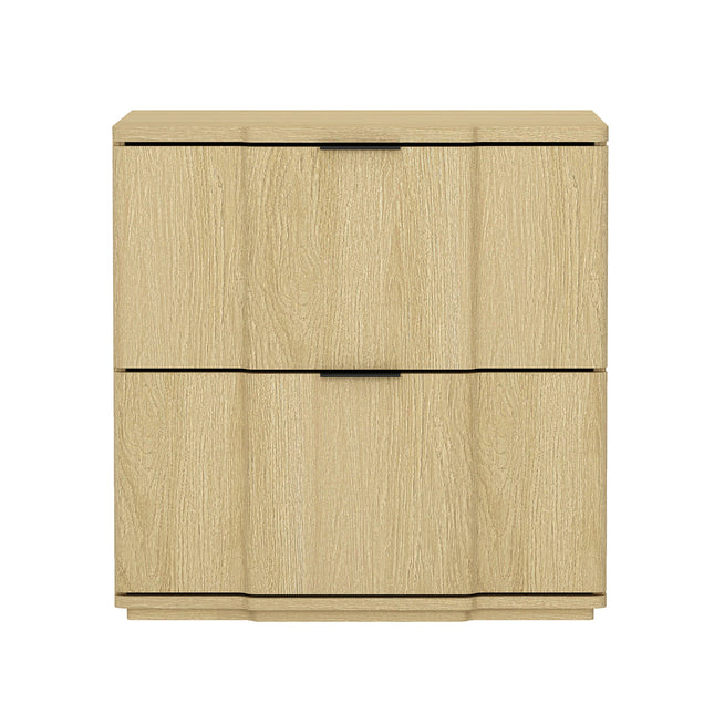 Nightstand in Natural and Black