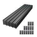 Metal Roof Panel Length 72.8IN Galvanized Roof Panels 15 PCS Waterproof Heavy Duty Metal Roof Panels for Outdoor House Storage Stables Patio Garages Sheds,Gray